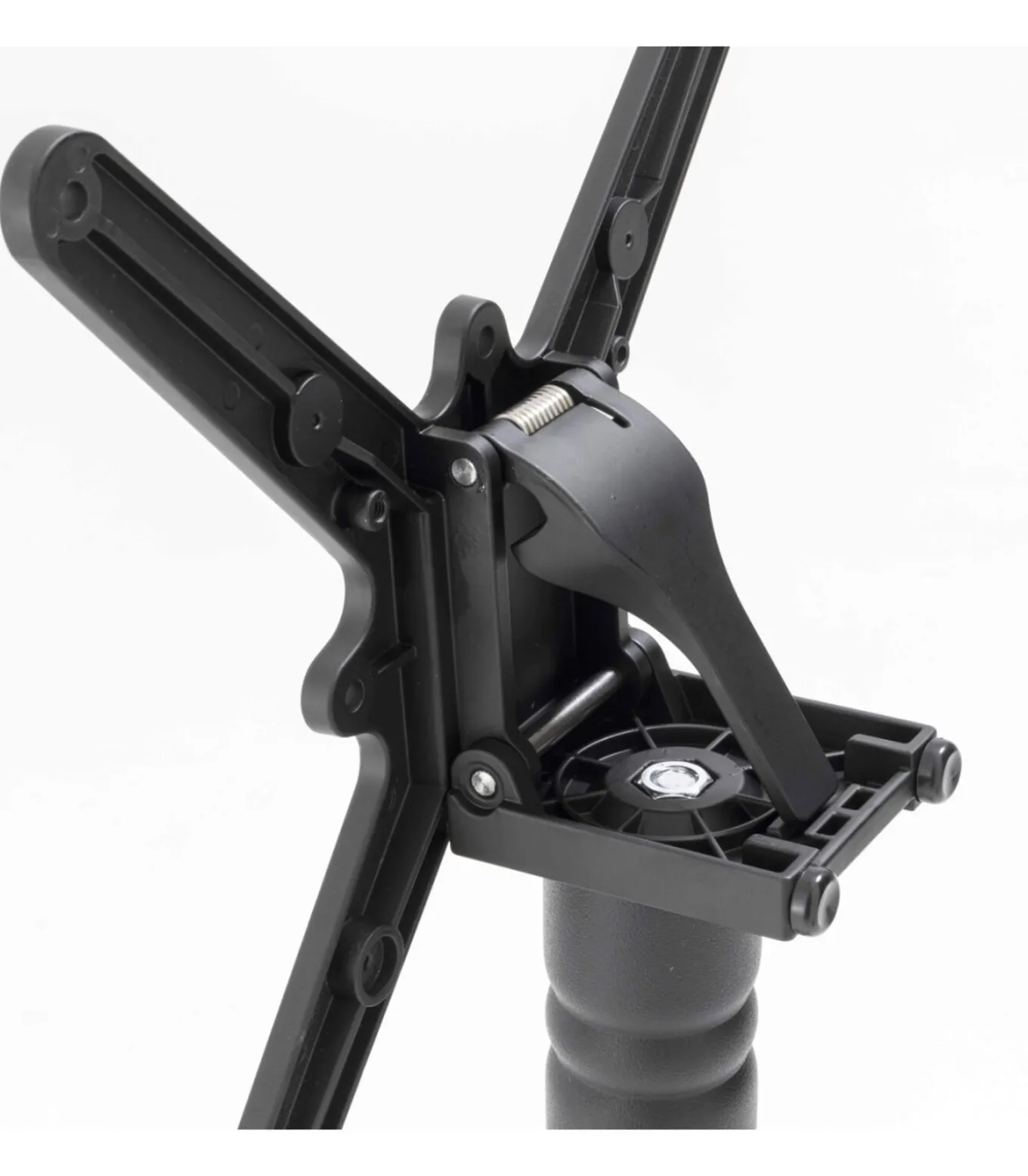 60 cm ronde hoge tafel kantelbaar wit/zilver en zwart marmeren blad