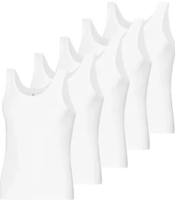 5 pack - Dubbelrib - onderhemd