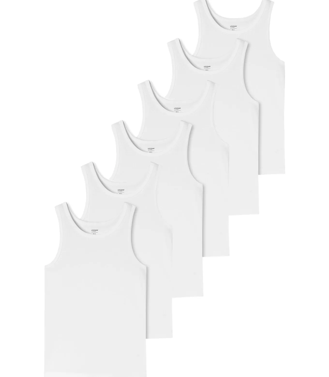 6 pack Basic - onderhemd