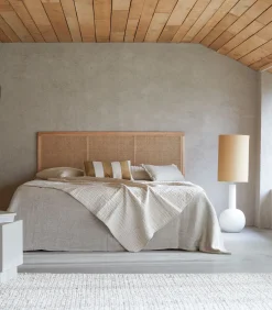 Adèle - Hoofdbord van gevlochten riet 160 cm