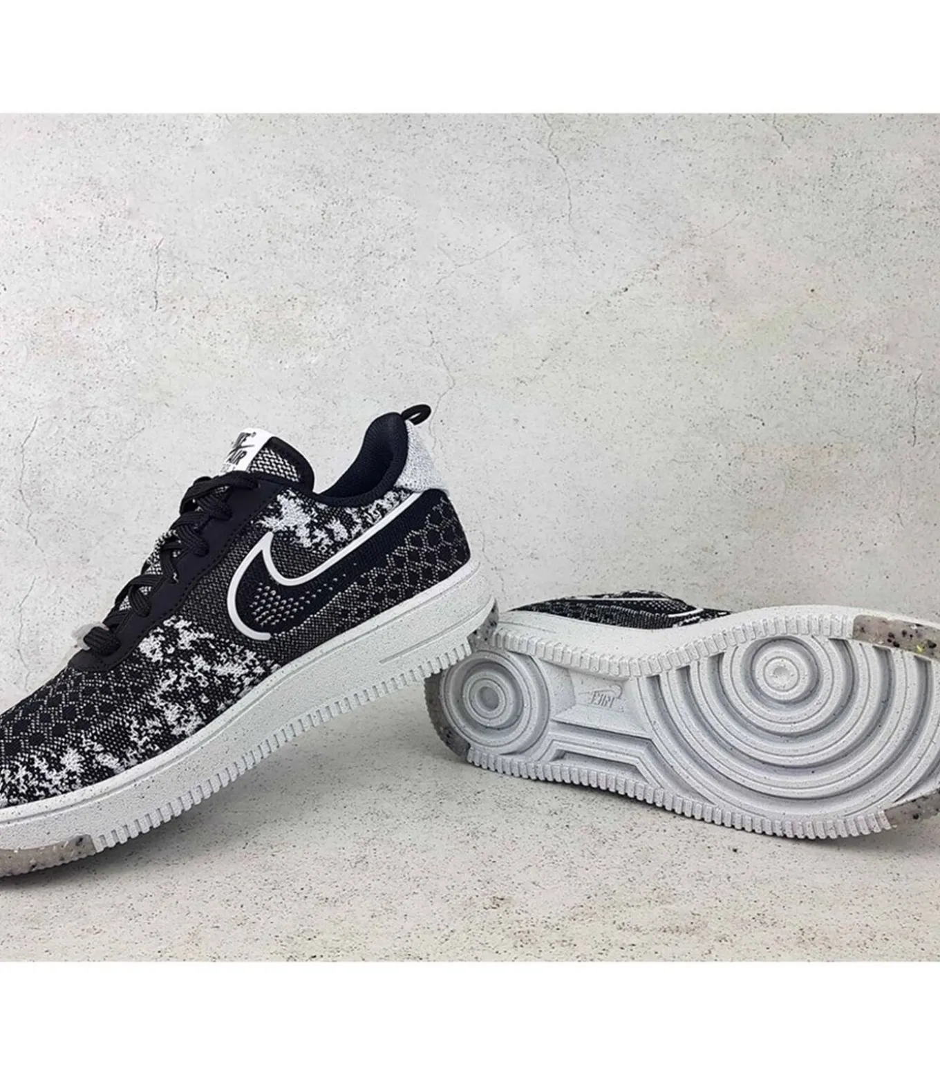 Af1 Crater Flyknit Nn Gs - Sneakers - Zwart