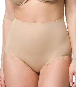 Afslankingsbroekje van microvezel met hoge taille 26 cm