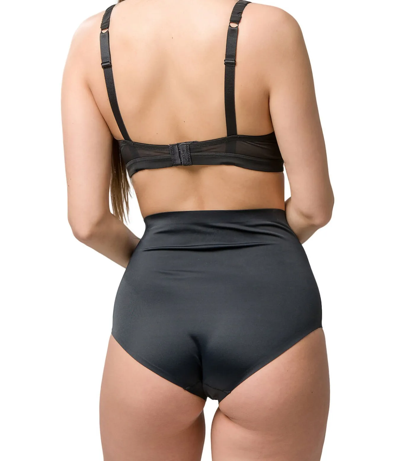 Afslankingsbroekje van microvezel met hoge taille 26 cm