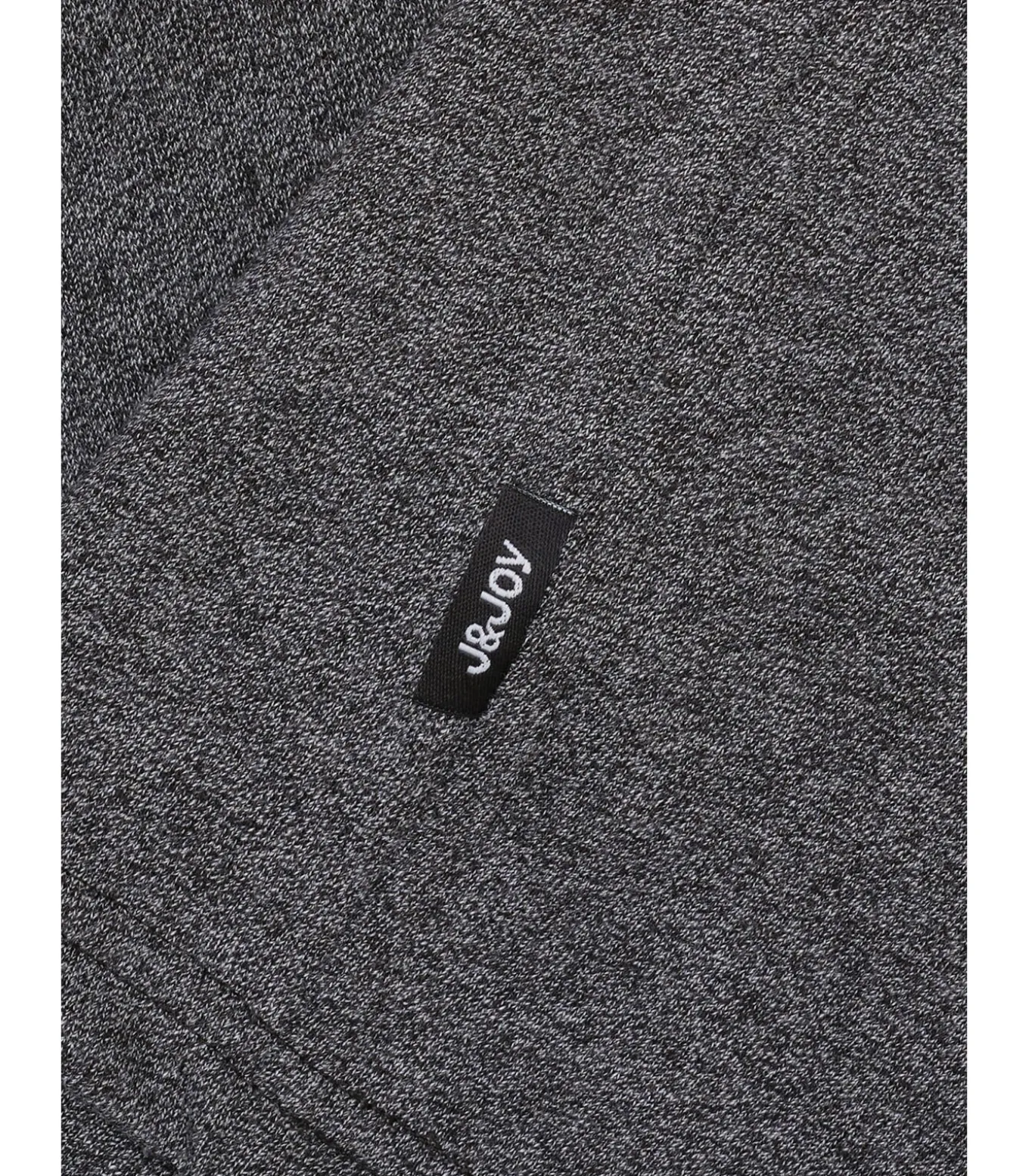 Antracietkleurige polo voor jongens met Santiago-logo op de rug