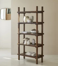 Arko - Hoge boekenkast in massief mangohout