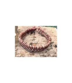 Armband heren Chic le Freak leer rood