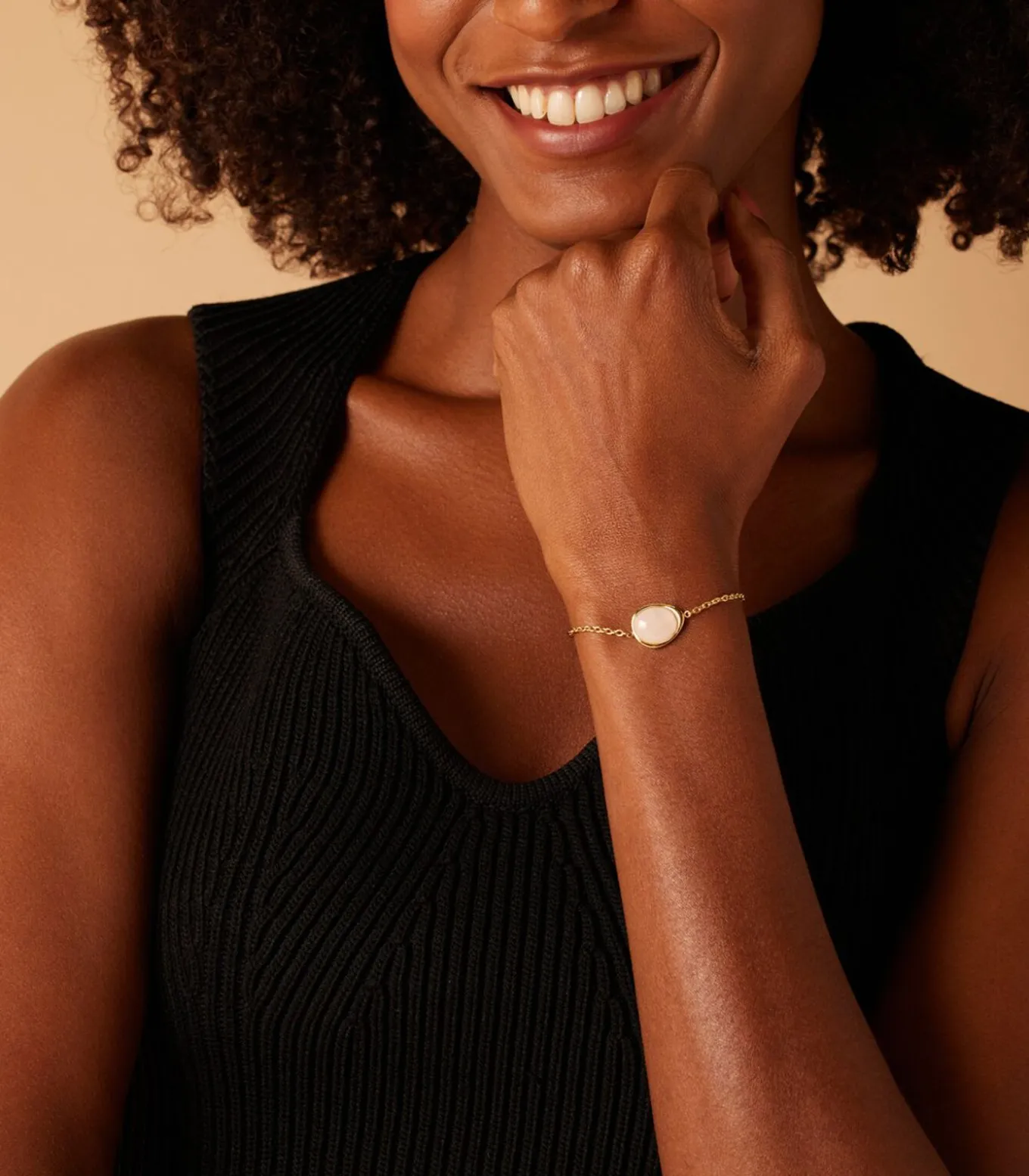 Armband Staal 19 cm - Goudkleurig