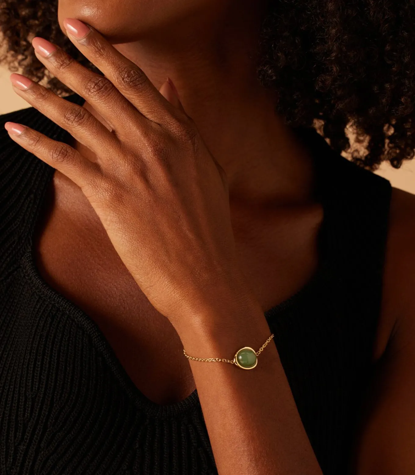 Armband Staal 19 cm - Goudkleurig