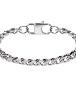 Armband Staal zilverkleurig