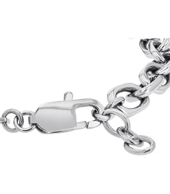 Armband voor mannen, roestvrij staal, jaspis