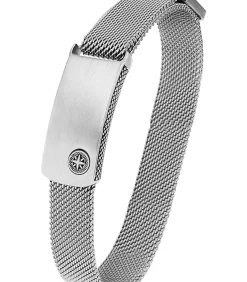 Armband voor mannen, roestvrij staal | Kompas