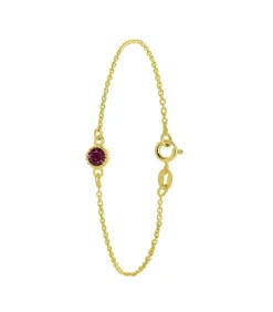 Armband Zilver 19 cm - Goudkleurig