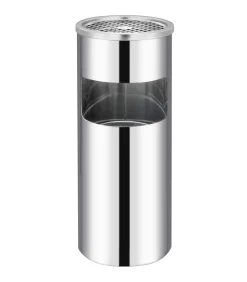 Asbak/prullenbak Hotel 30 L roestvrij staal