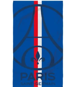 Bad- en strandhanddoek met print, 100% katoen PSG SPORT