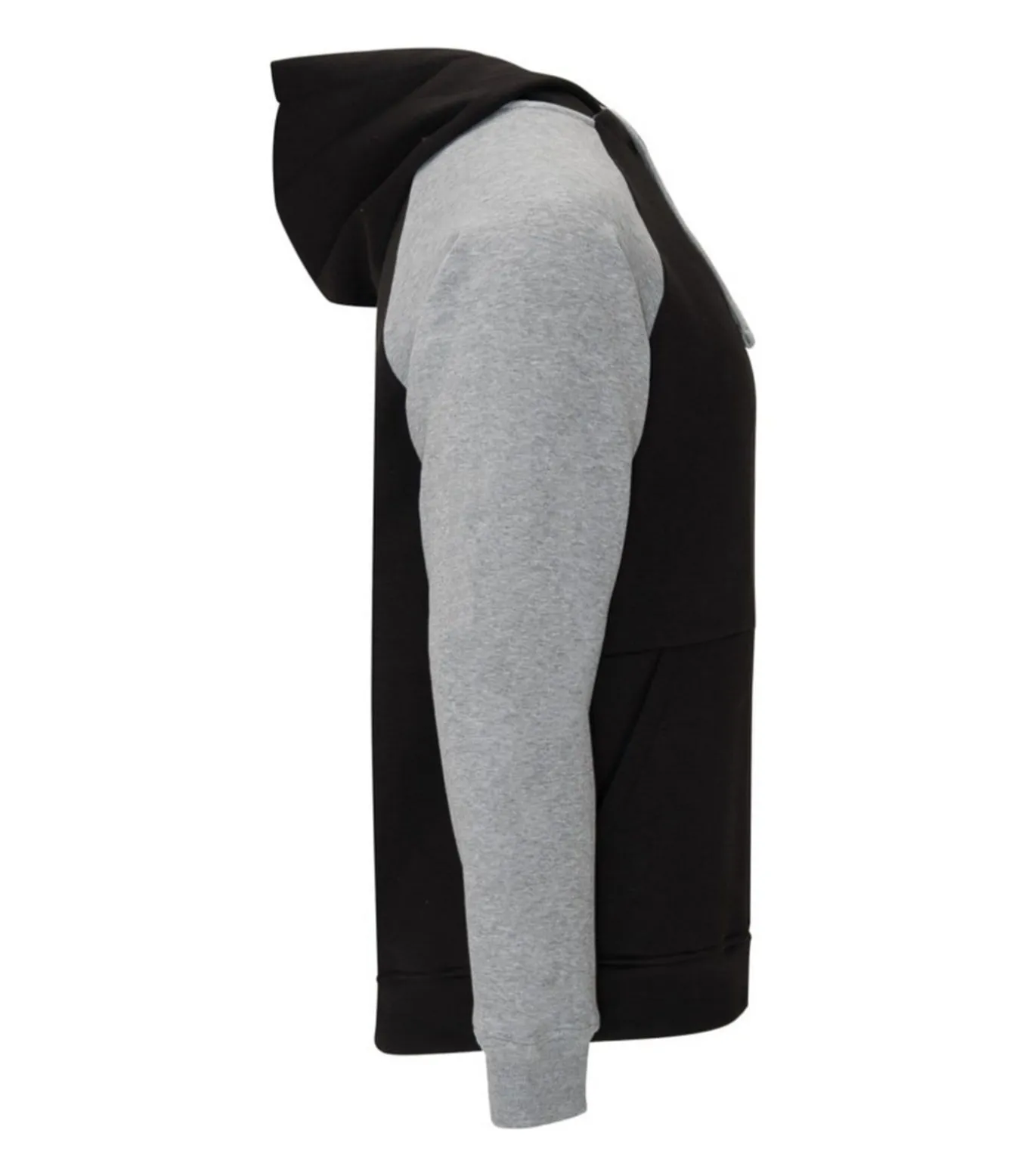 BADET - Trui met kap - Zwart Multi-kleur