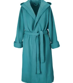 Badjas Reese, Artic Blauw - M - Unisex - Katoen/Polyester