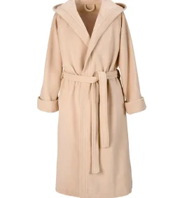 Badjas Reese, Zand - S - Unisex - Katoen/Polyester