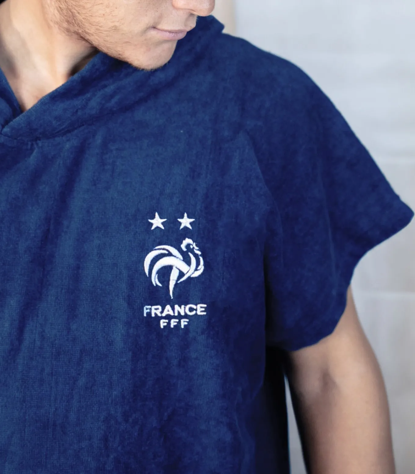 Badponcho voor kinderen van 100% katoen, LOGO