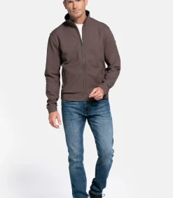 Baileys katoenen vest - Taupe