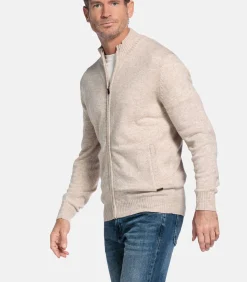 Baileys Lamswollen vest - Off-white