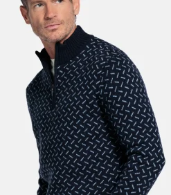 Baileys Pullover met print - Navy