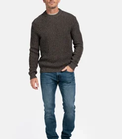 Baileys Pullover met structuur - Taupe