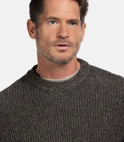 Baileys Pullover met structuur - Taupe