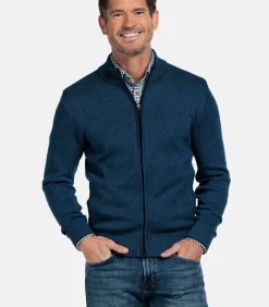 Baileys two-tone vest - Middenblauw