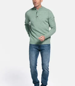 Baileys Wollen Pullover - Misty Green