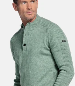 Baileys Wollen Pullover - Misty Green