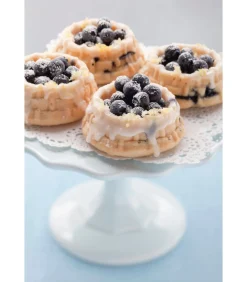 Bakvorm Shortcake Basket Bundt Koper - 6 stuks