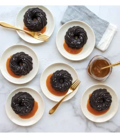 Bakvorm Swirl Bundtette Goud - 6 stuks