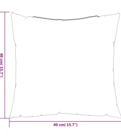 Bankkussens 4 st 40x40 cm stof koningsblauw