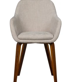 Base Eetkamerstoelen - Velvet Melange - Zand - Set van 6