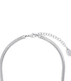 Beadkette voor dames, roestvrij staal, agaat