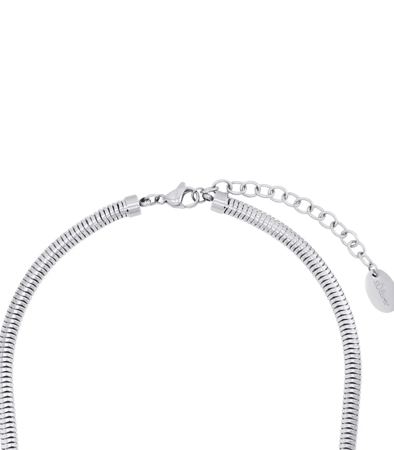 Beadkette voor dames, roestvrij staal, agaat