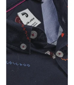 Bedrukt katoenen overhemd