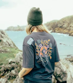 Bedrukt T-shirt op borst en rug SAFI