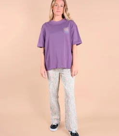 Bedrukt T-shirt op borst en rug SAFI