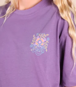 Bedrukt T-shirt op borst en rug SAFI