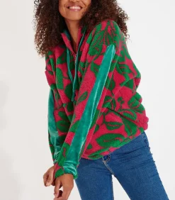 Bedrukte fleecetrui NOOK GREENVILLE