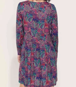 Bedrukte jurk Ecovero OKI