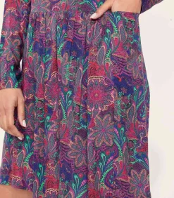 Bedrukte jurk Ecovero OKI