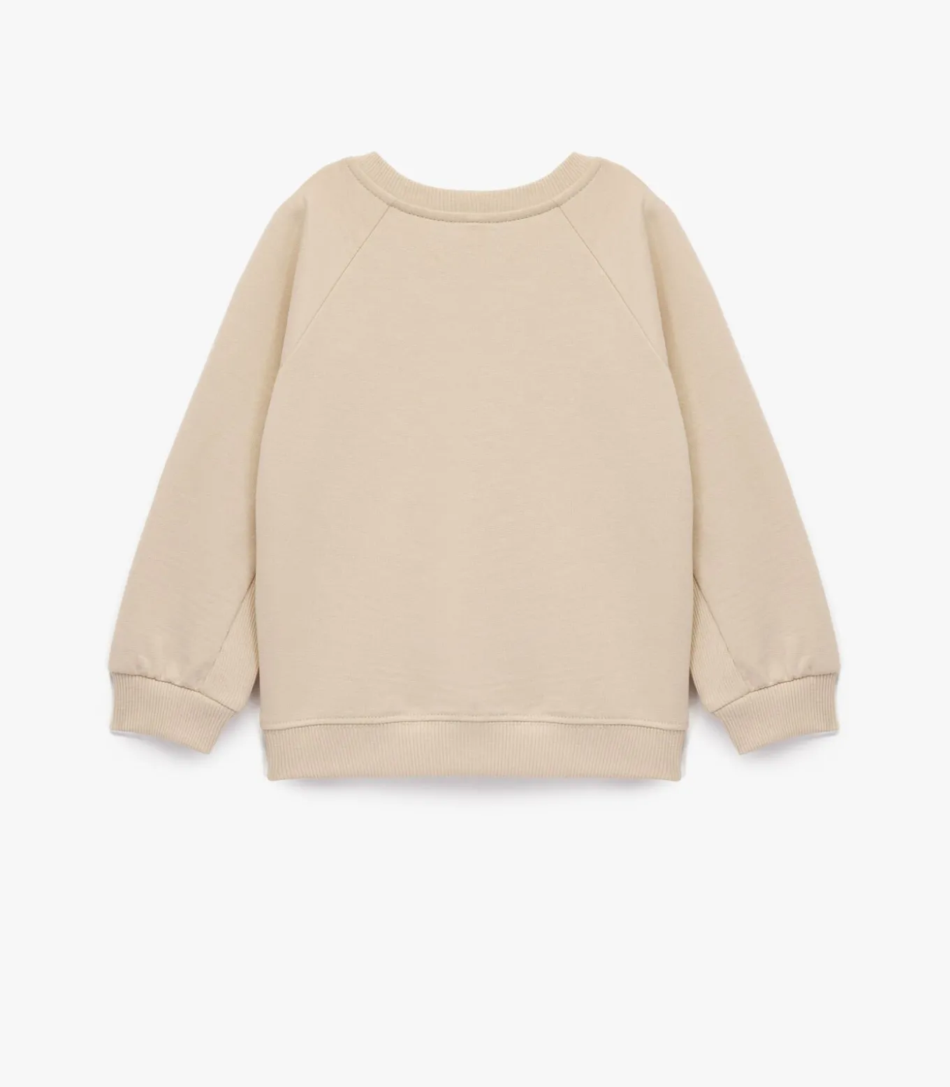Beige Baby Sweater Lange Mouwen Katoen
