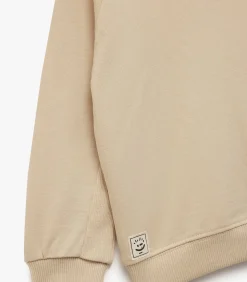 Beige Baby Sweater Lange Mouwen Katoen