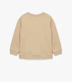 Beige Baby Sweatshirt Lange Mouwen Dino Print