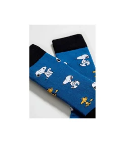 Besocks sokken Snoopy - Peanuts blue