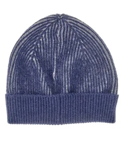 Bicolor Ribbed Beanie