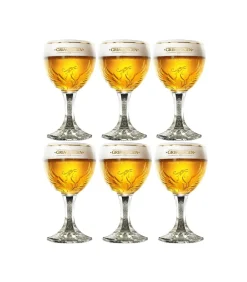 Bierglazen op Voet - 330 ml - 6 stuks