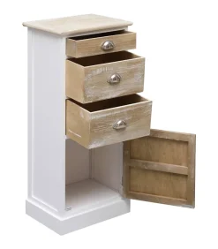 Bijzetkast 38x28x86 cm paulowniahout